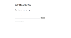 Desktop Screenshot of dev.famservcc.org